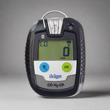 Small wearable dual gas detector for industrial use. 