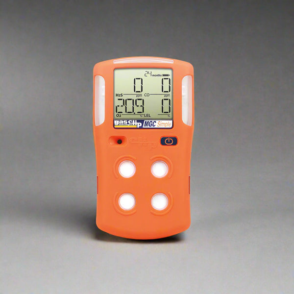 Front view of the Gas Clip MGC Simple Multi Gas Detector 